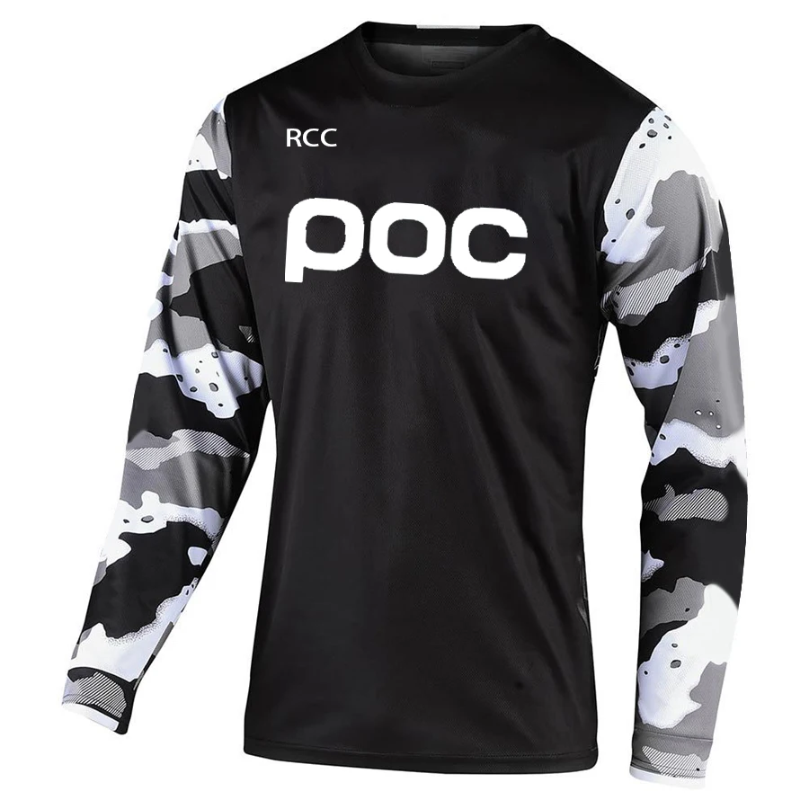 2026 POC Men Cycling Jersey MTB Downhill T-shirt Racing Sport Bicycle Shirt Ropa Ciclismo Team Bike Jersey Cycling