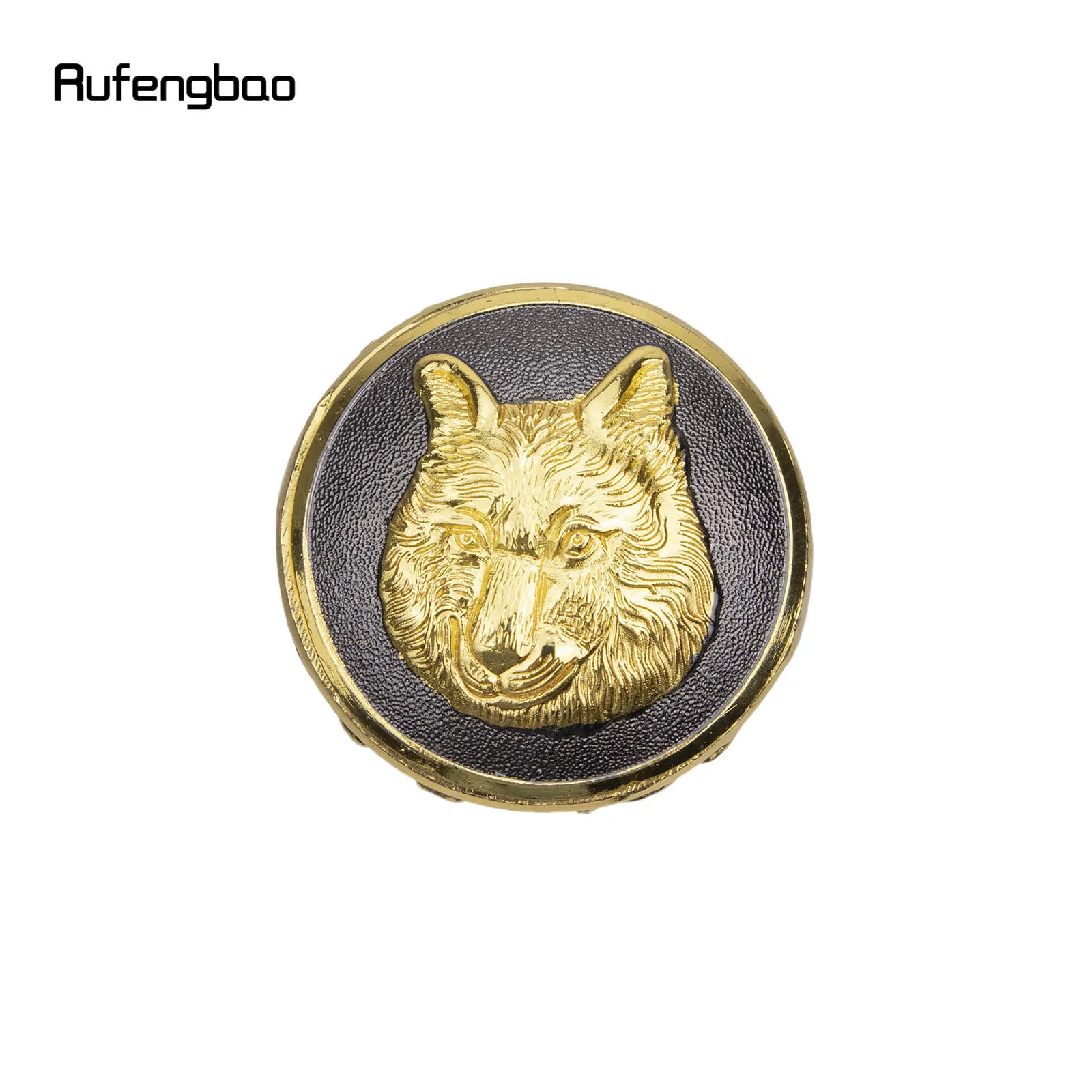 Gold Luxury Wolf Head Totem Relief Walking Stick with Hidden Sword Self Defense Fashion Cane Sword Cosplay Crosier Stick 93cm