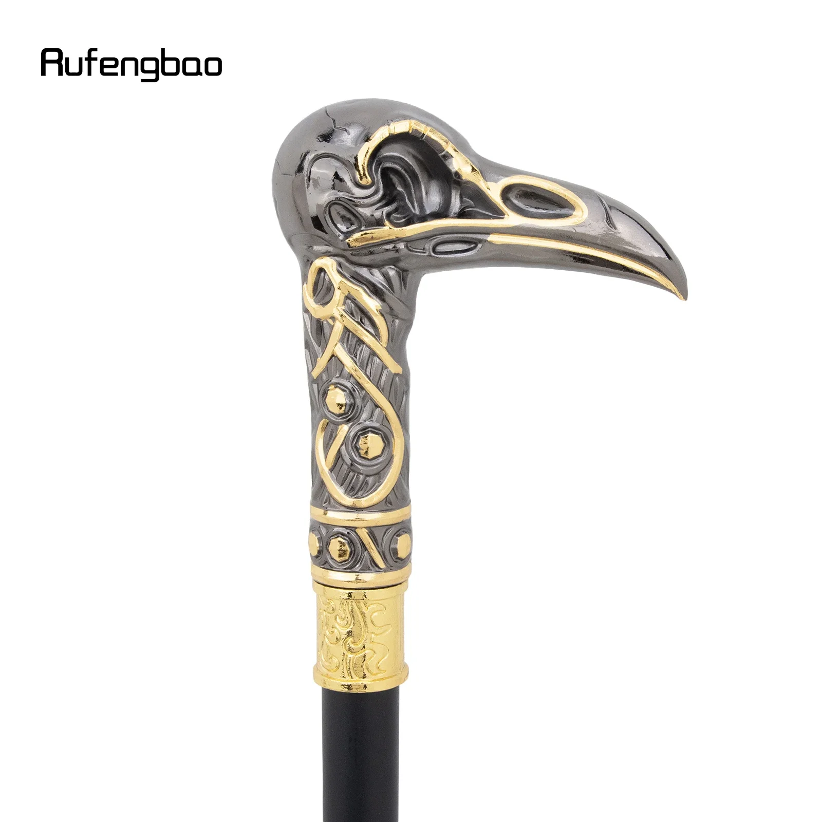 Perfect For Gentlemen And Cosplay Steampunk, Or Everyday Use, Perfect Gift For Lovers Or Collectors Fantasy Cane Yellow Black