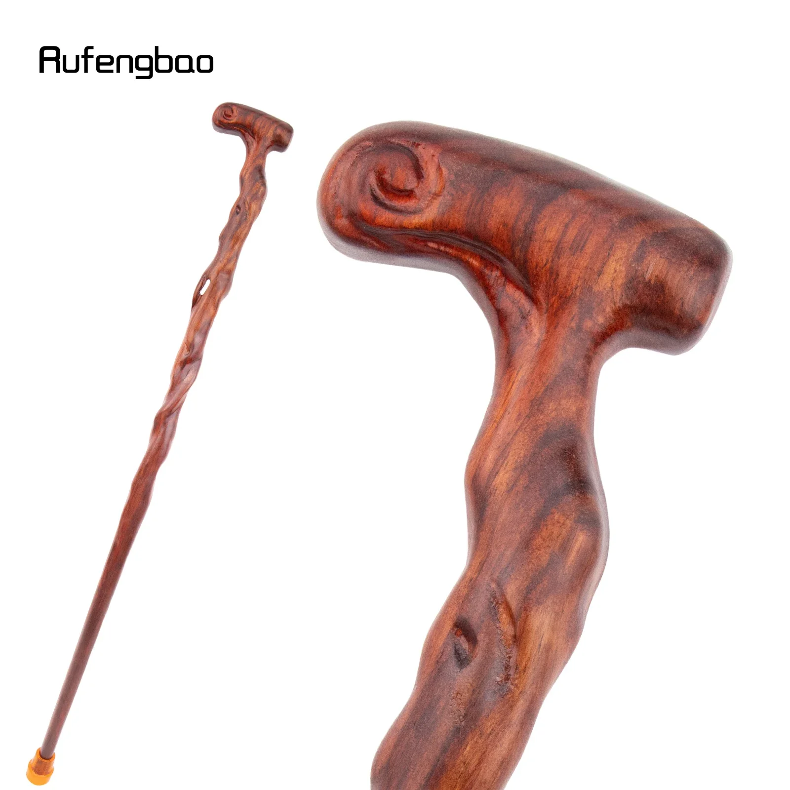 Red Tree Vine Wooden Single Joint Fashion Walking Stick Decorative Cospaly Cane Halloween Mace Crutch Wand Crosier 93cm