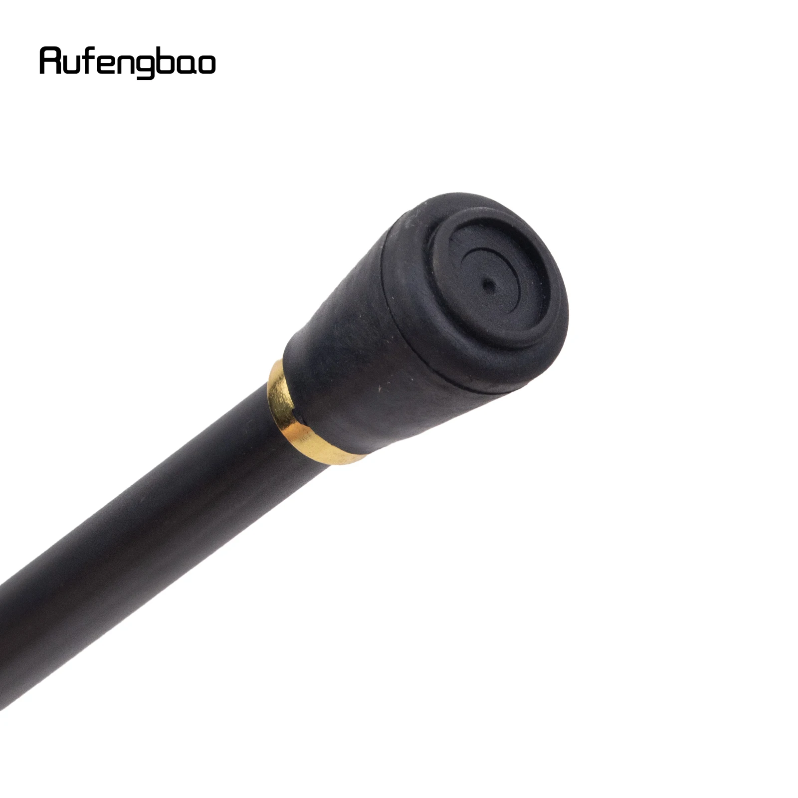 Golden Black Freemasonry Freemasons VG Totem Relief Walking Cane Fashion Walking Stick Gentleman Crosier Knob Walking Stick 93cm