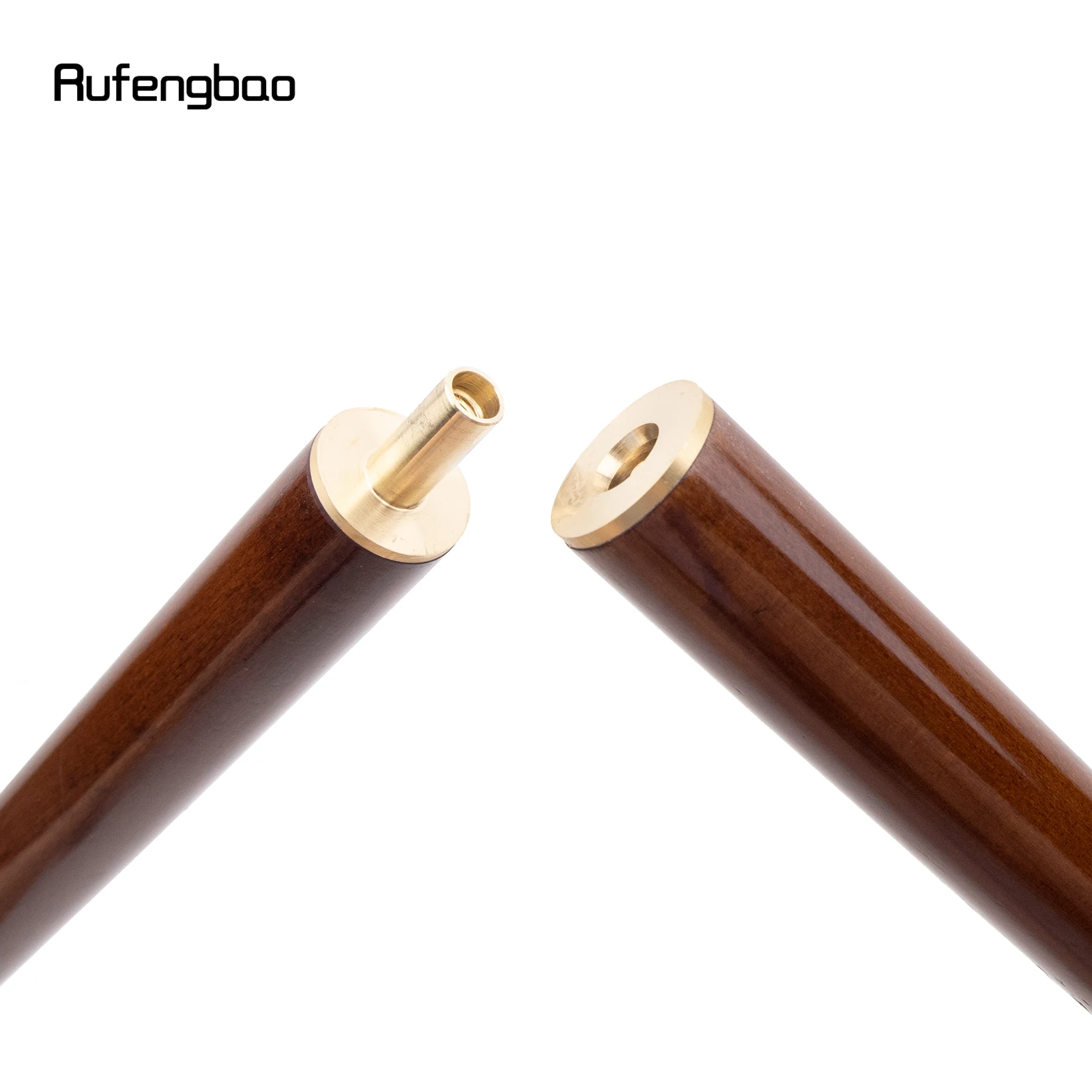Fighting Bull Brown Wooden Fashion Stick Decorative Vampire Cospaly Party Wood Walking Cane Performance stage Cane 96cm
