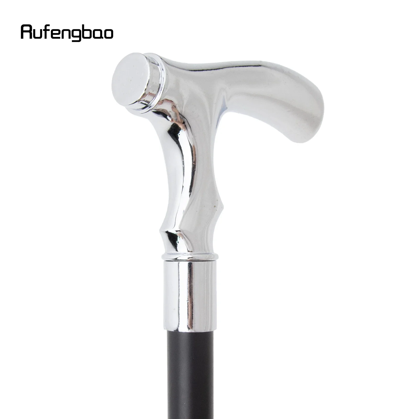 White T Shape Fashion Gentleman Decorative Stick - 36" Vintage-Inspired Cane for Cosplay, Steampunk, and Costume Parties