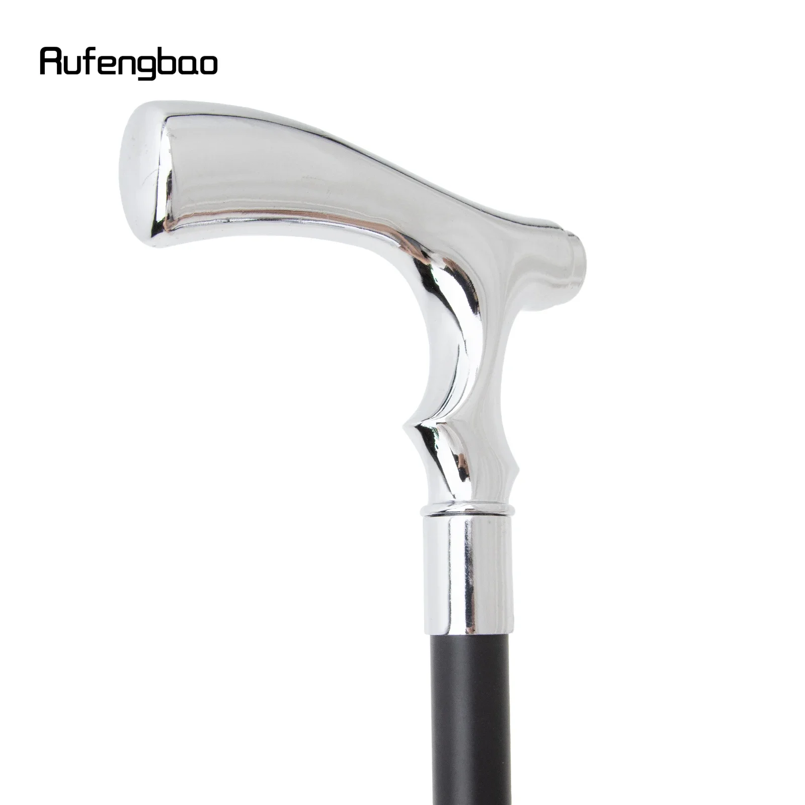 White T Shape Fashion Gentleman Decorative Stick - 36" Vintage-Inspired Cane for Cosplay, Steampunk, and Costume Parties