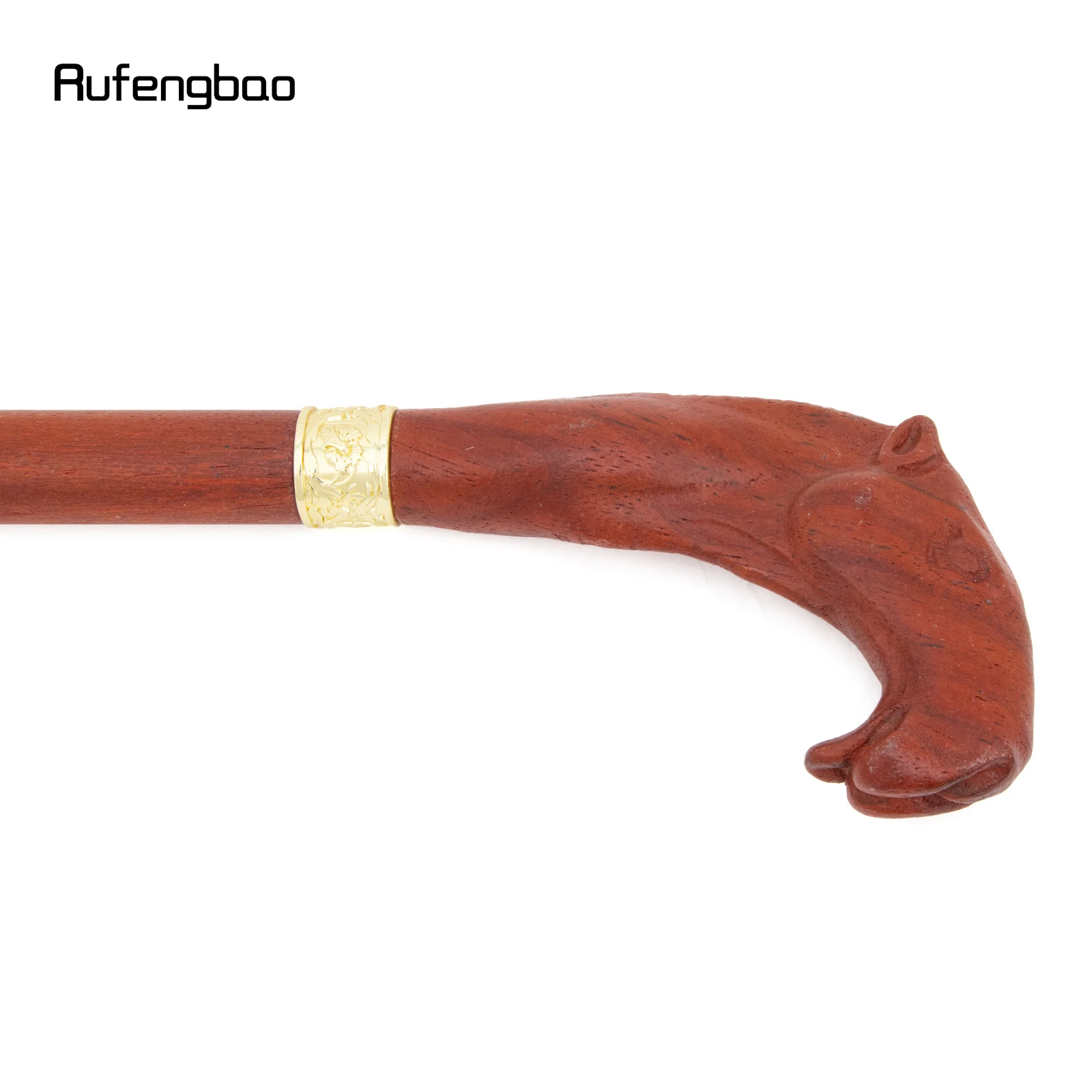 Brown Red Camel Wooden Fashion Stick Decorative Vampire Cospaly Party Wood Cane Mace Wand Crosier 94cm Performance Stage Cane