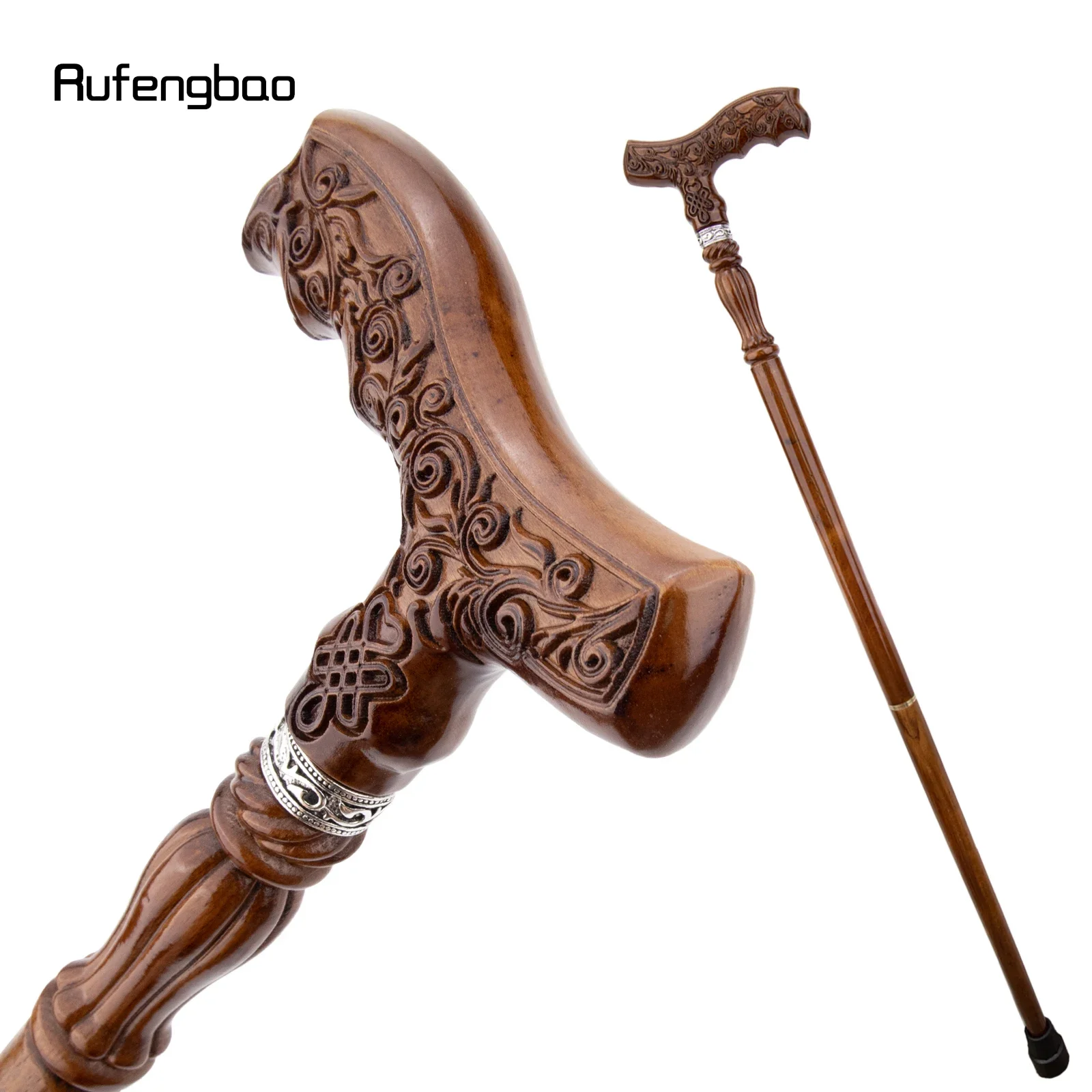 Tree Branch Brown Wooden Fashion Stick Decorative Vampire Cospaly Party Wood Walking Cane Steampunk & Everyday Use 93cm