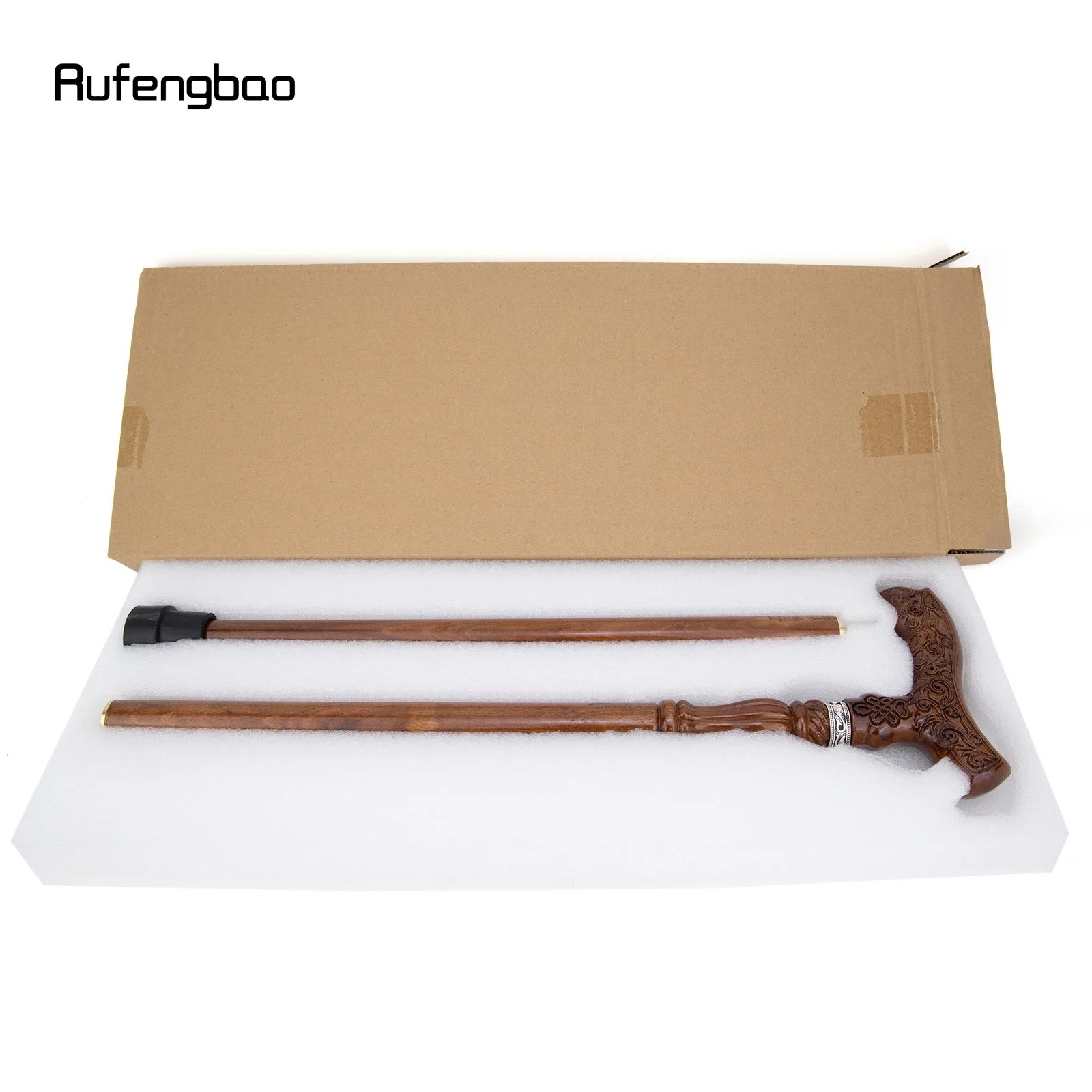 Tree Branch Brown Wooden Fashion Stick Decorative Vampire Cospaly Party Wood Walking Cane Steampunk & Everyday Use 93cm