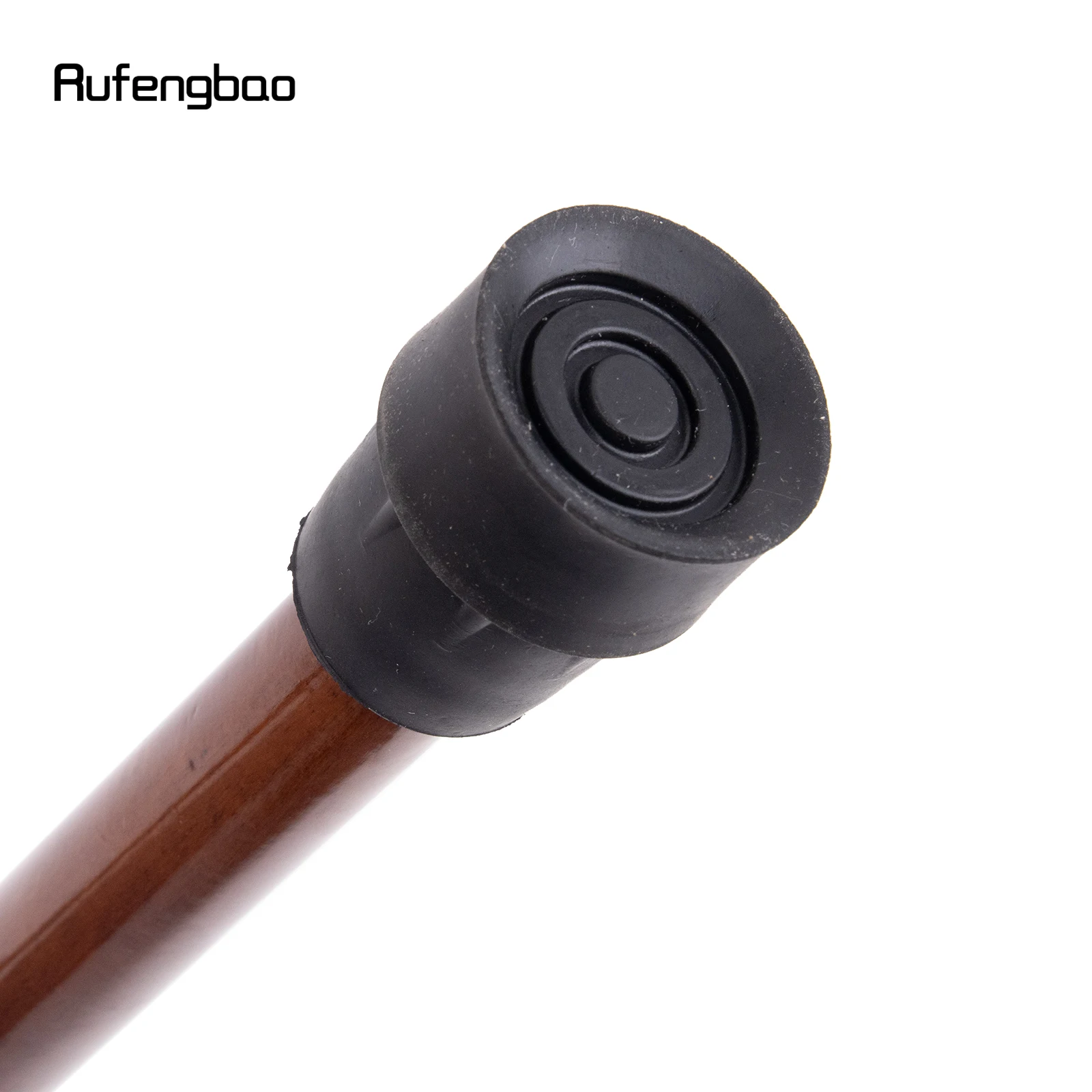 Santa Claus Brown Wooden Fashion Walking Stick Decorative Cospaly Party Wood Walking Cane Halloween Mace Wand Crosier 96cm