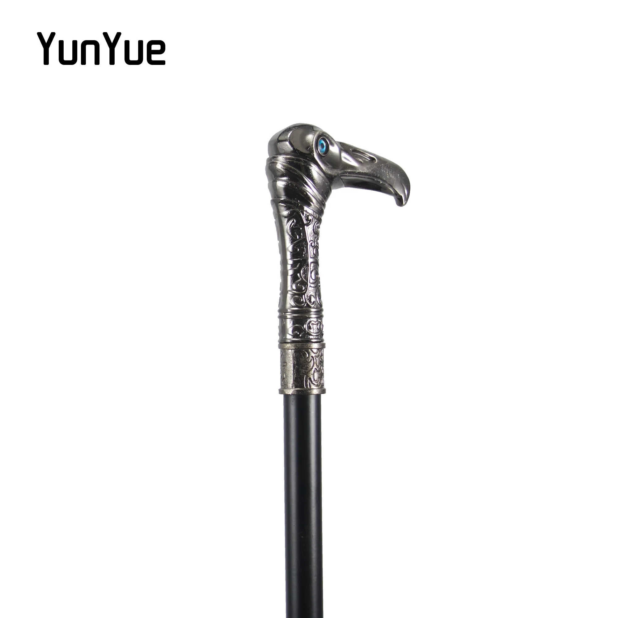 Alloy Eagle Head Walking Stick Decorative Walking Cane Elegant Fashion Cane Lords Syndicate Cosplay Men Vintage Walking Stick