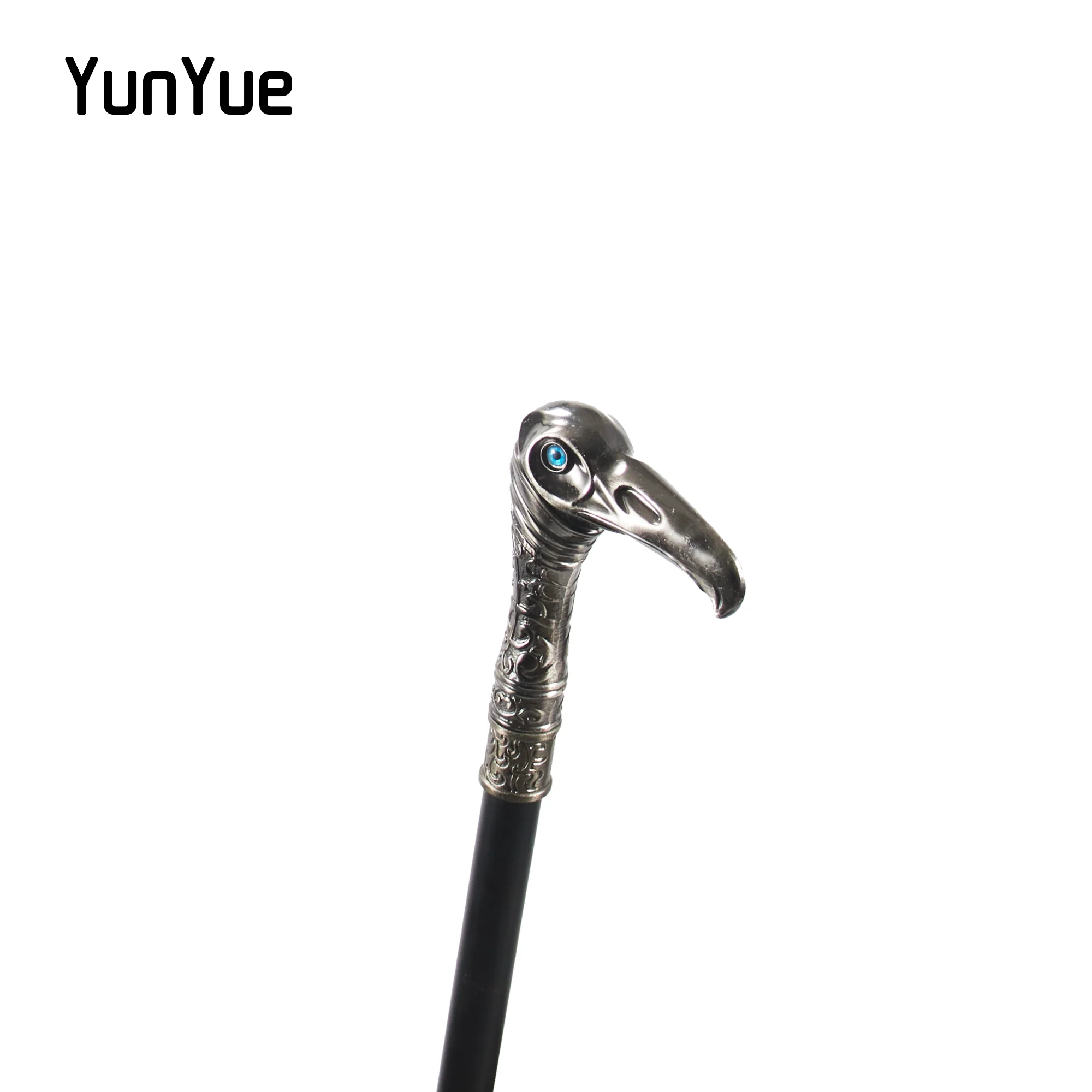 Alloy Eagle Head Walking Stick Decorative Walking Cane Elegant Fashion Cane Lords Syndicate Cosplay Men Vintage Walking Stick