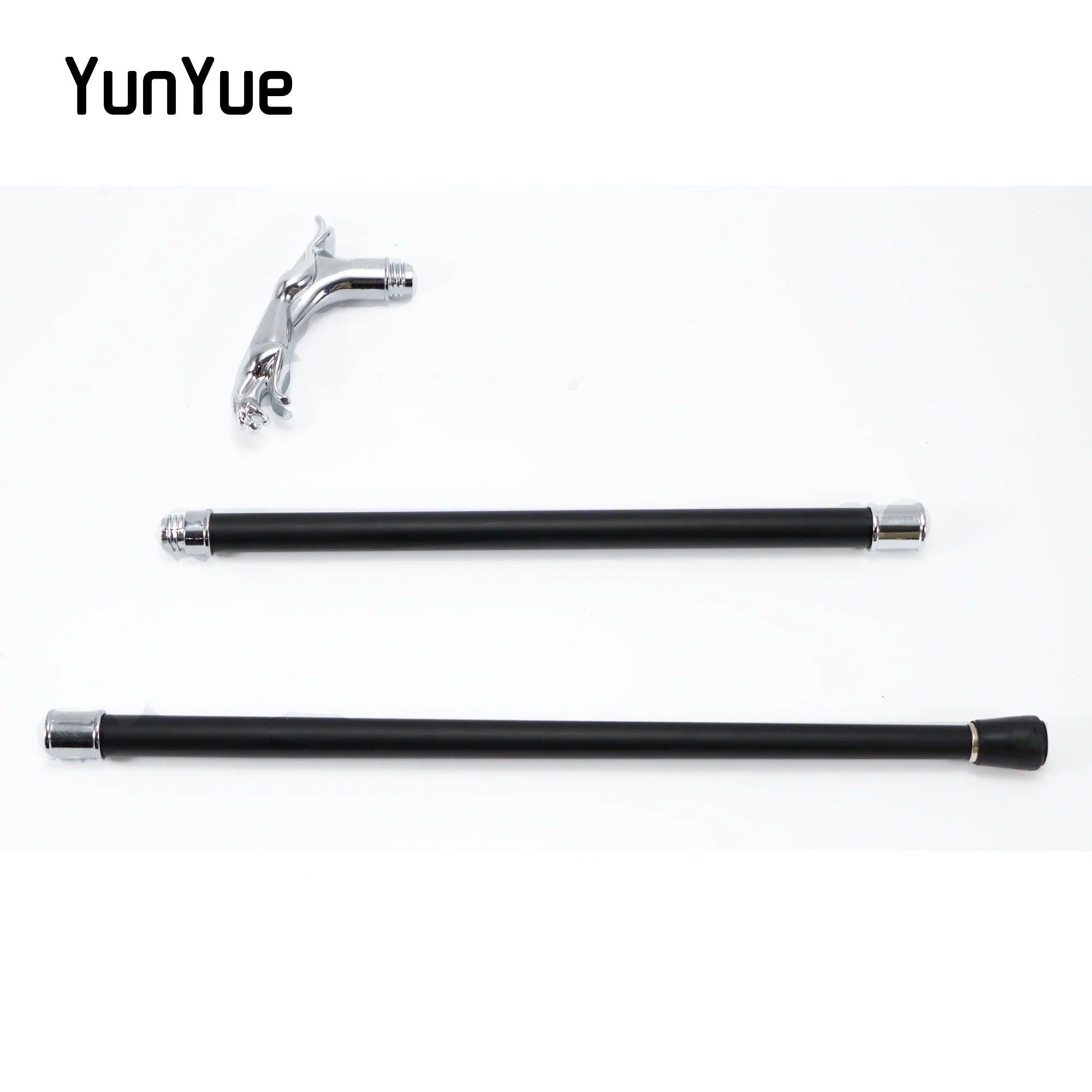 White Luxury Cheetah Handle Fashion Walking Stick for Party Man Elegant Fashion Vintage Hand Cane Lady Dress Matching Cane