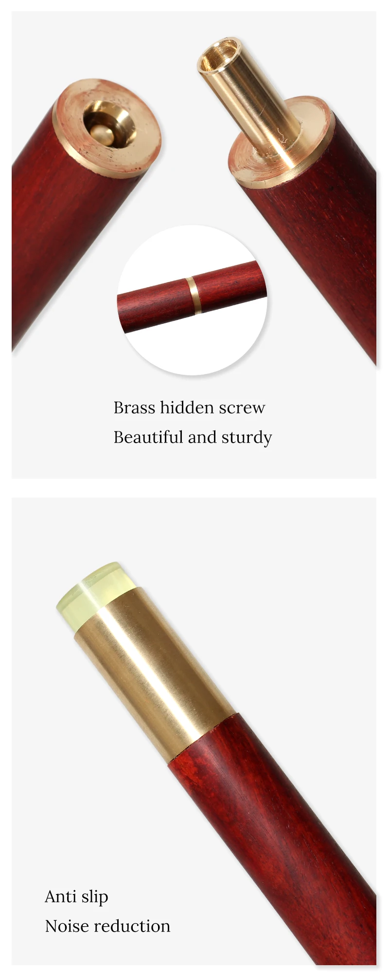 Luxury Red Bird Shaped Handle African Wooden Walking Stick 2.2cm Diameter Slim Fashionable Men's And Elegant Women's Canes