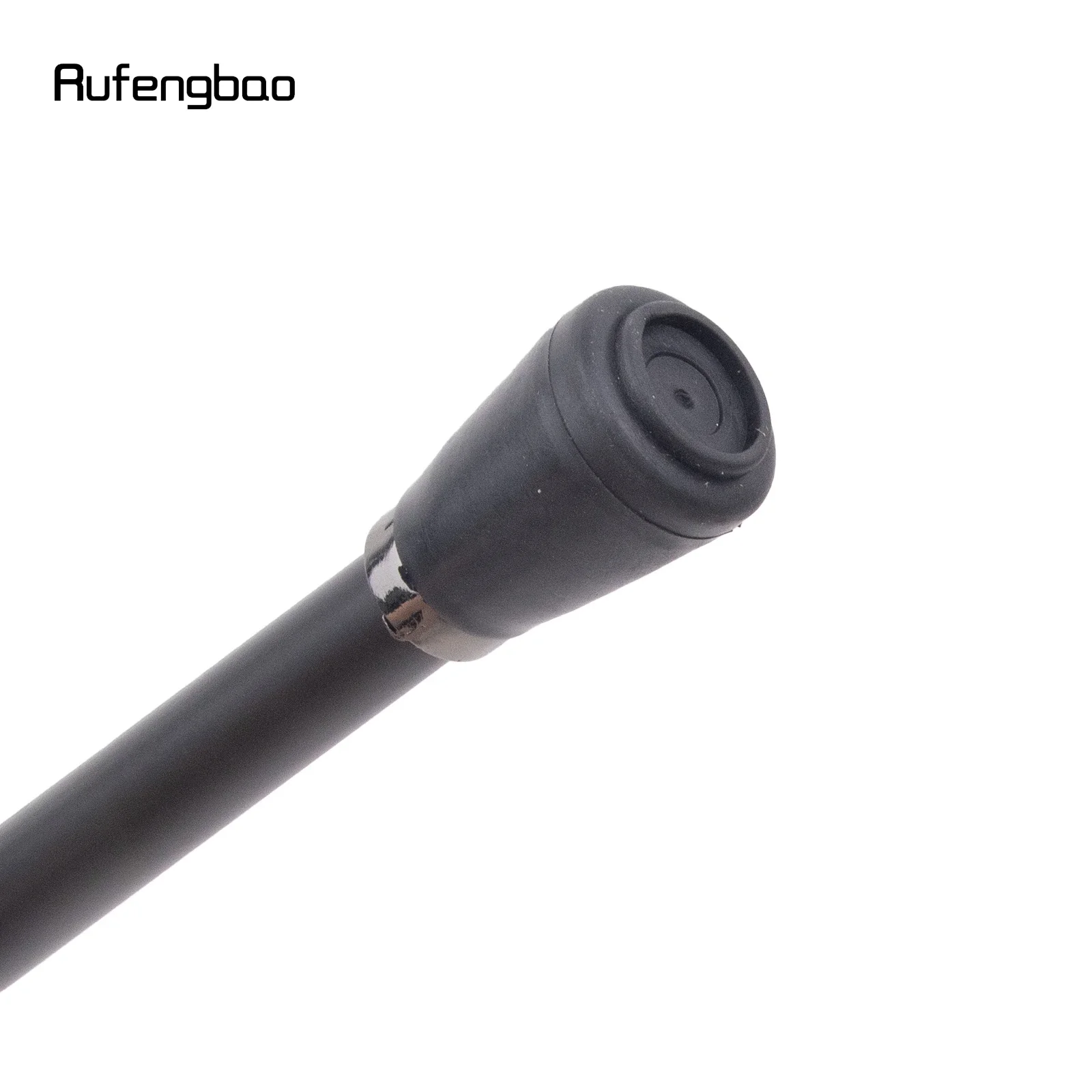 Golden Black Wolf Head Biting Walking Cane Fashion Decorative Stick Gentleman Performance  Cane 92cm  Performance Stage Cane