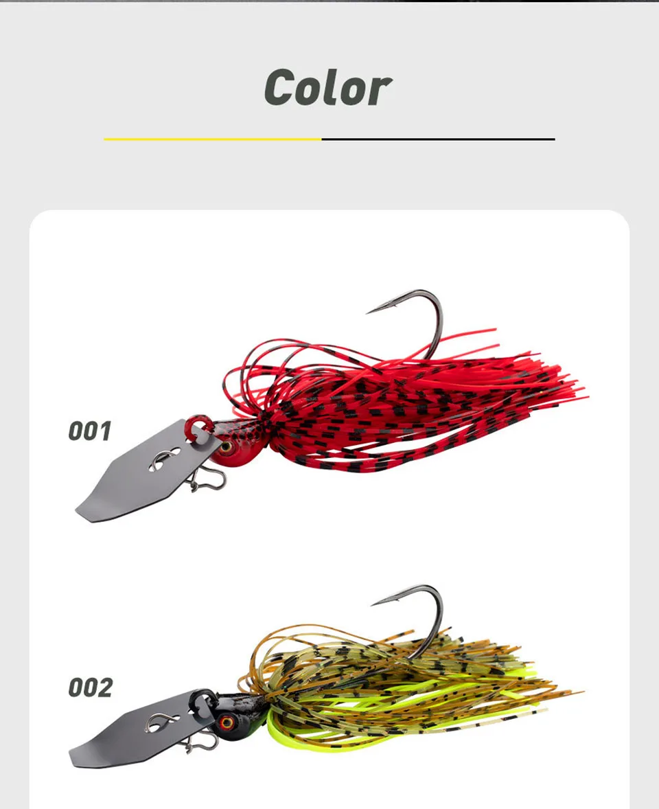 WALK FISH 7G/9G/12G/14G/21G Fishing Lure Chatter Bait Spinner Bait Blade Jig Dancer Buzzbait Wobbler Chatterbait for Bass Pike