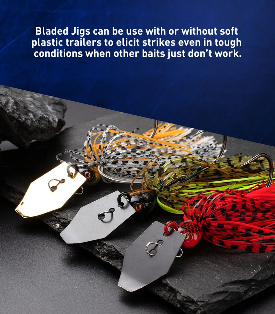 WALK FISH 7G/9G/12G/14G/21G Fishing Lure Chatter Bait Spinner Bait Blade Jig Dancer Buzzbait Wobbler Chatterbait for Bass Pike