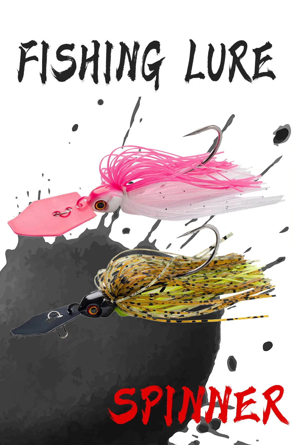 WALK FISH 7G/9G/12G/14G/21G Fishing Lure Chatter Bait Spinner Bait Blade Jig Dancer Buzzbait Wobbler Chatterbait for Bass Pike