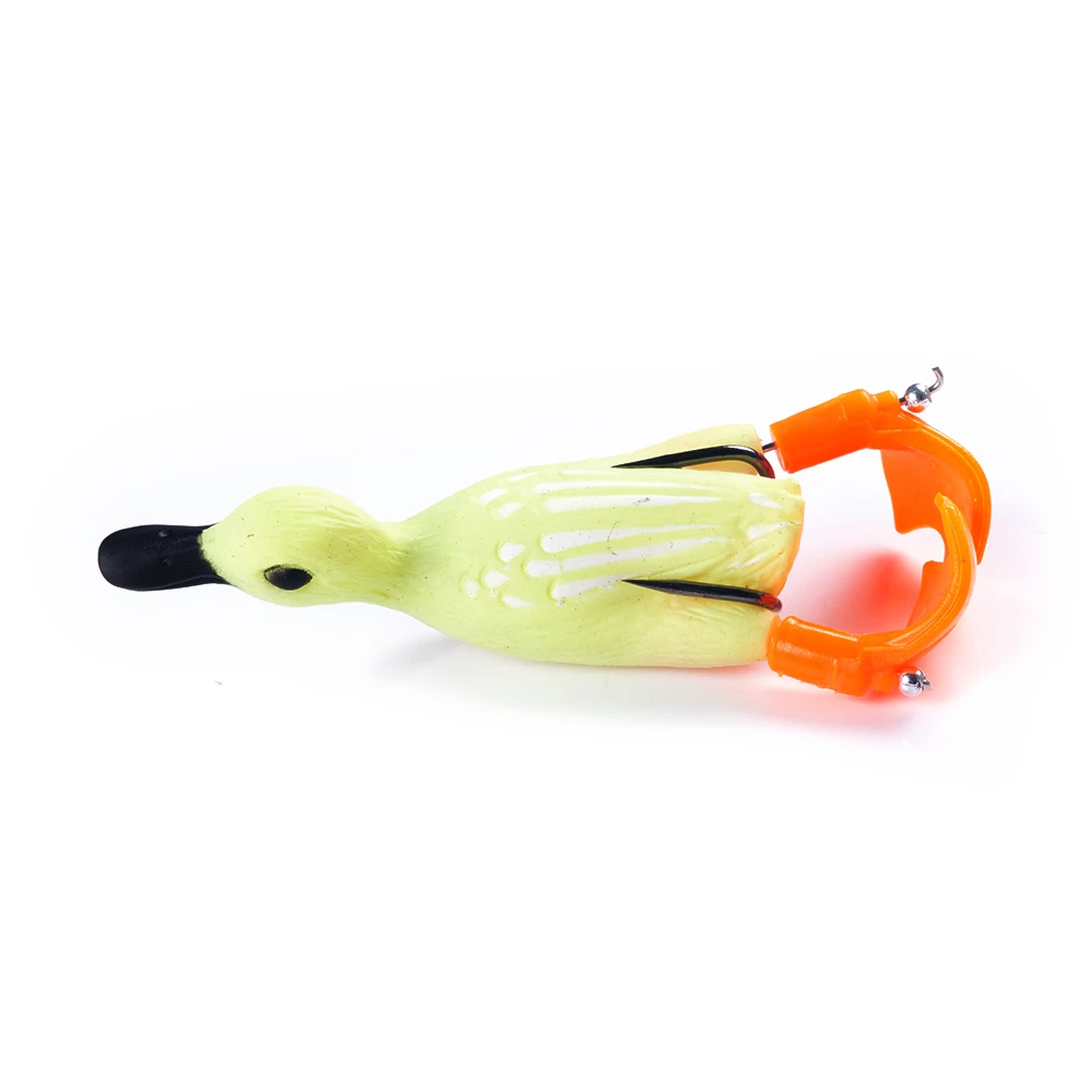 12g 8.5cm Duck Fishing Lure Ducking Fishing Frog Lure Artificial Bait Duckling 3D Eyes Fishing Baits Bass Carp Pike Fishing