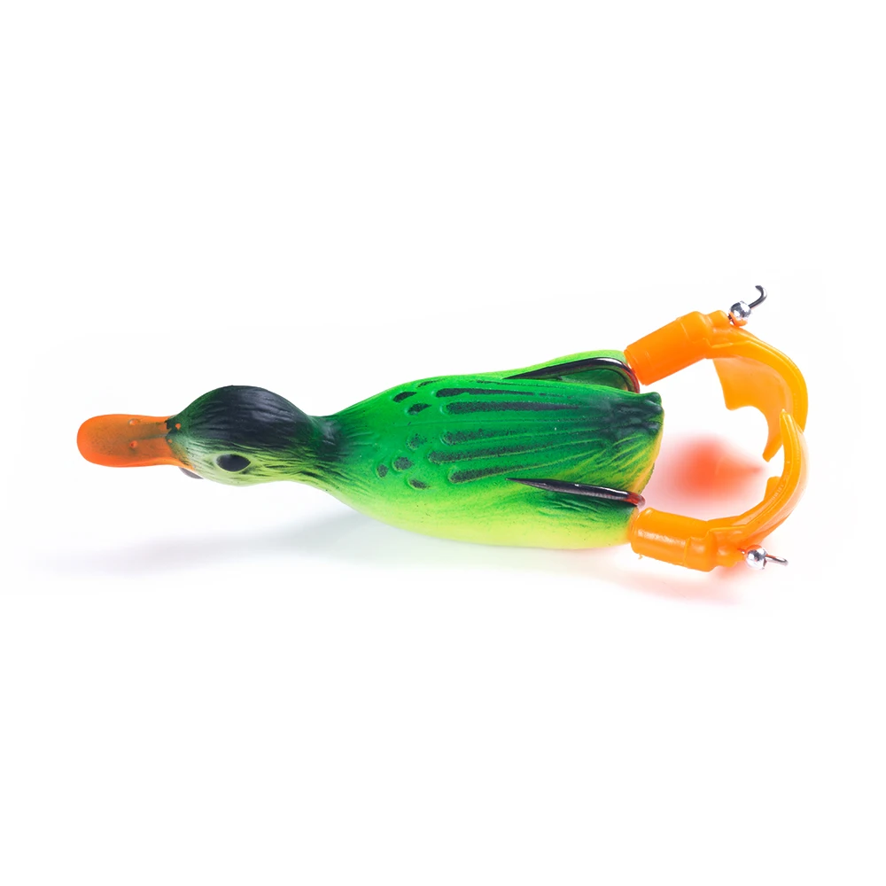 12g 8.5cm Duck Fishing Lure Ducking Fishing Frog Lure Artificial Bait Duckling 3D Eyes Fishing Baits Bass Carp Pike Fishing