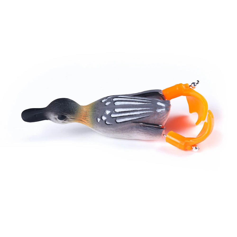 12g 8.5cm Duck Fishing Lure Ducking Fishing Frog Lure Artificial Bait Duckling 3D Eyes Fishing Baits Bass Carp Pike Fishing