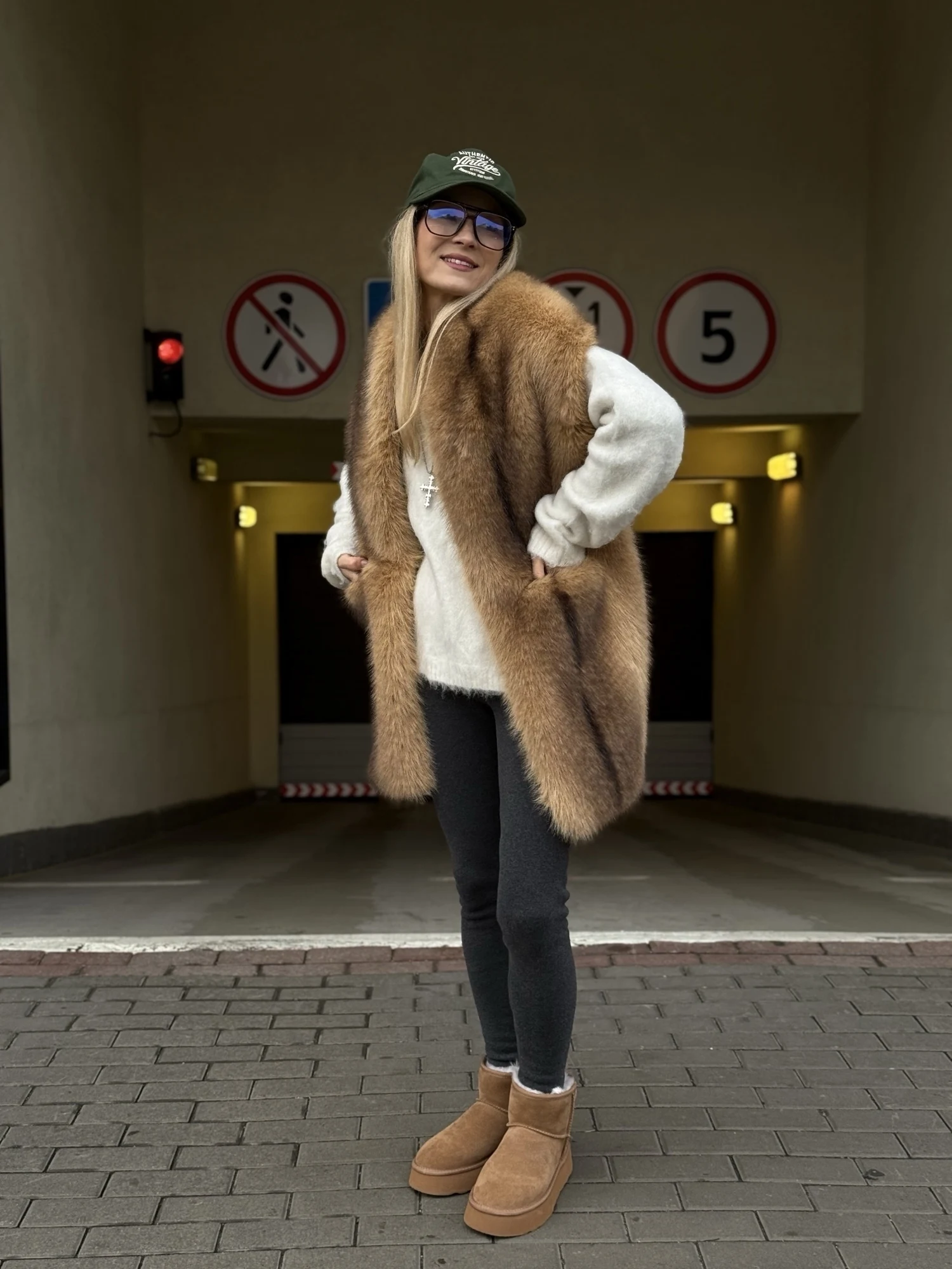PUAL 2026 Brand Fashion Faux Fur Scarf for Woman Autumn Winter Fluffy Striped Eco Fox Fur Neckerchief Luxury Shawl Scarves