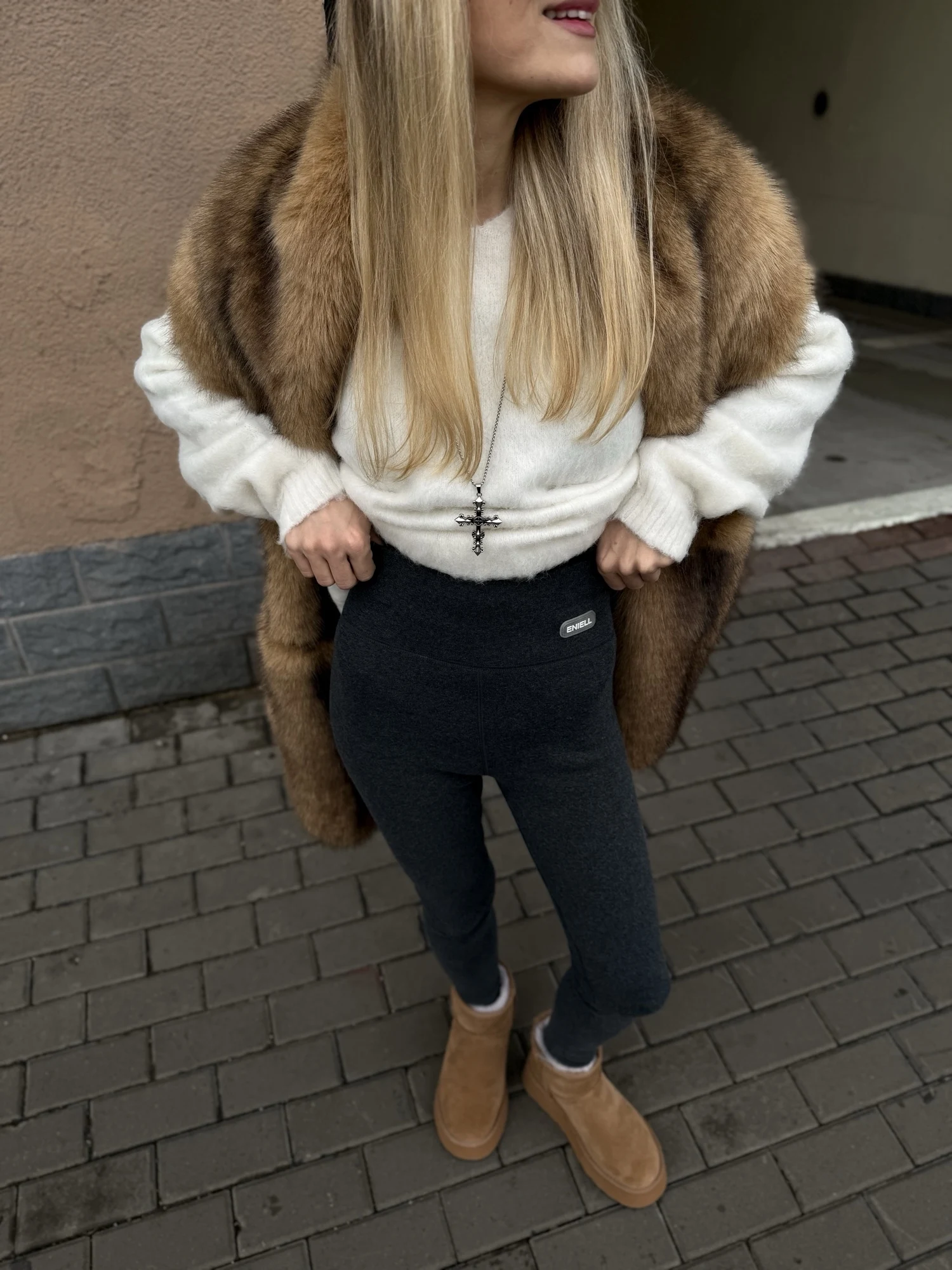 PUAL 2026 Brand Fashion Faux Fur Scarf for Woman Autumn Winter Fluffy Striped Eco Fox Fur Neckerchief Luxury Shawl Scarves