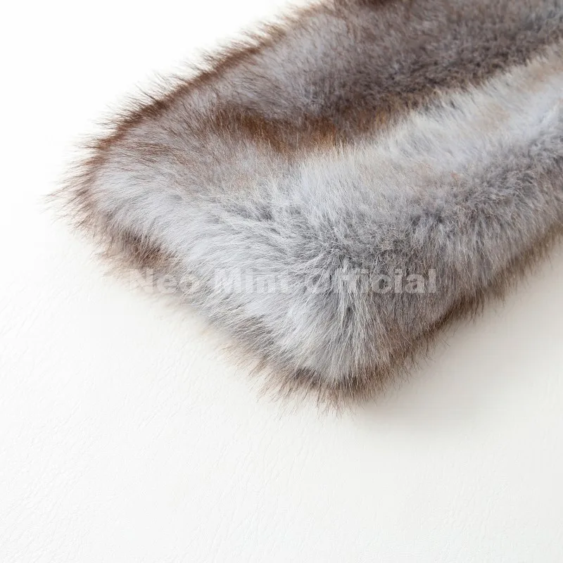 Neo Mint Luxury Brand Fashion Women Yellow Striped Faux Fur Jacket Coat Chic Girls 2025 Winter Oversized Warm Outerwear Overcoat