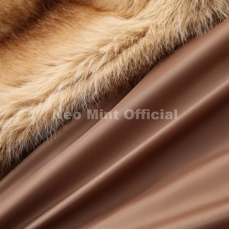 Neo Mint Luxury Brand Fashion Women Yellow Striped Faux Fur Jacket Coat Chic Girls 2025 Winter Oversized Warm Outerwear Overcoat