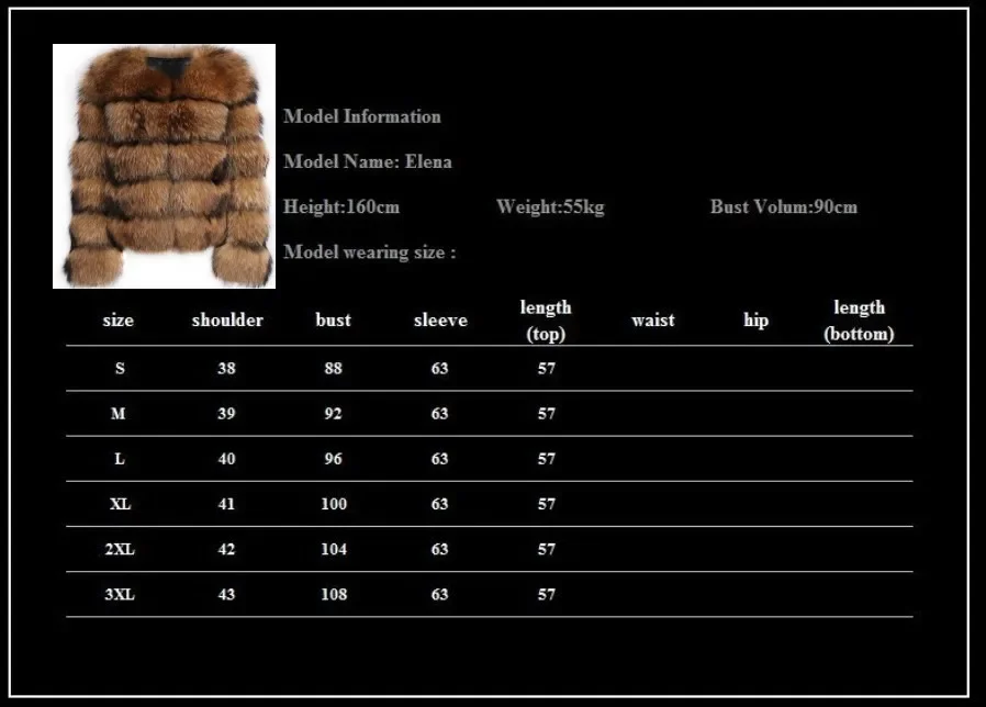 Asian Size Women Fake Raccoon Fur Jacket Autumn Winter Faux Fur Fox Coats Short Coat Furry Outerwear Elegant Thick Warm Coats