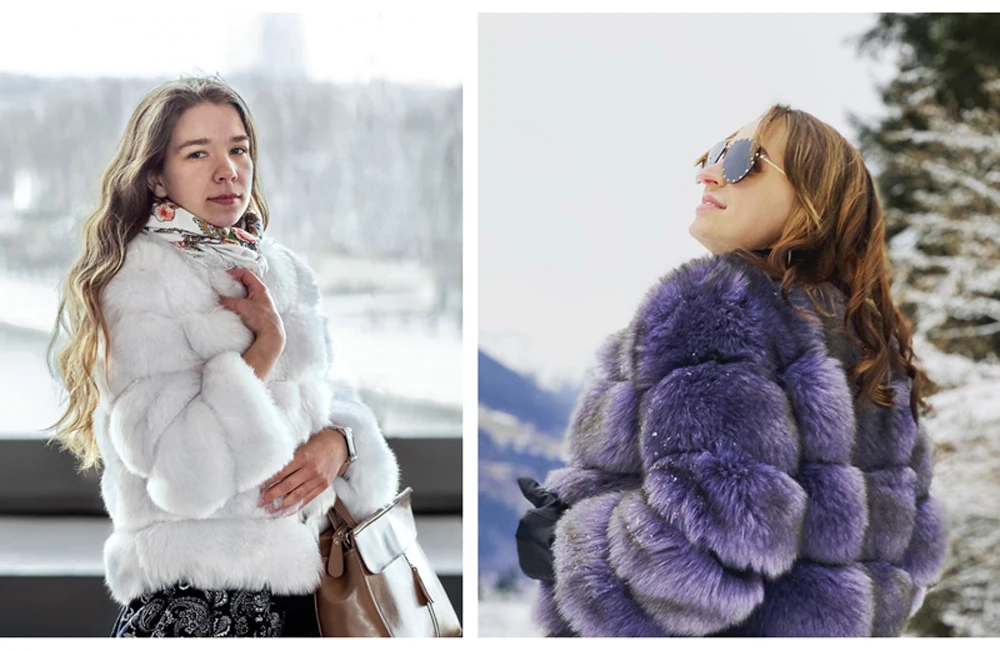 ZADORIN S-6XL Mink Coat Winter Black White Faux Fur Coat Woman Elegant Fluffy Faux Fur Jacket Top Short Fur Coats Woman Clothing