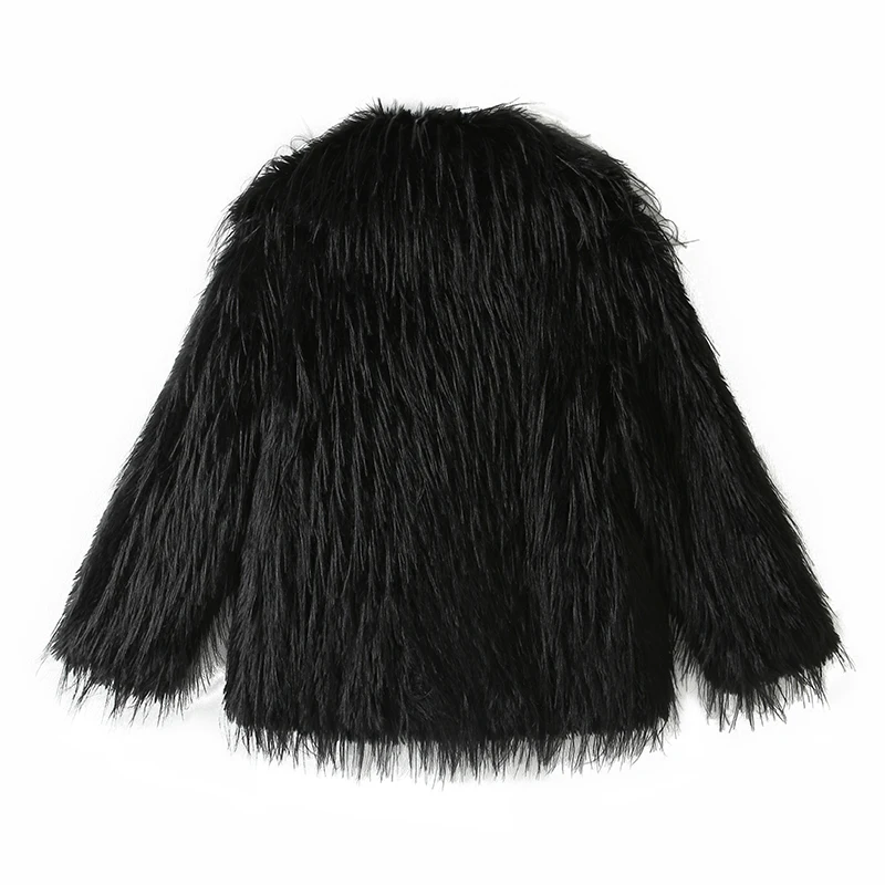 Neo Mint 2024 Winter Furry Faux Fur Coat Long Women Luxury Brand Tassels Fluffy Fur Jacket Female Streetwear Super Warm Overcoat