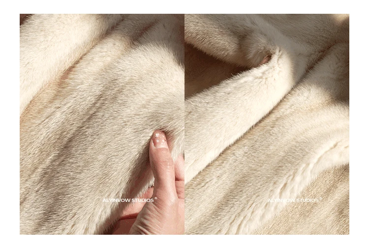 Lautaro Winter Brown Thick Warm Soft Faux Mink Fur Coat Women Long Sleeve Stand Collar Elegant Luxury Chic Fluffy Jacket 2023