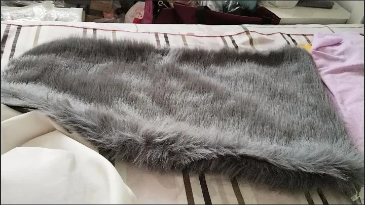 New Autumn Women Open Stitch Solid Color Shawls with Faux Fur Flocking Short Cape Female Winter Pashmina Wraps