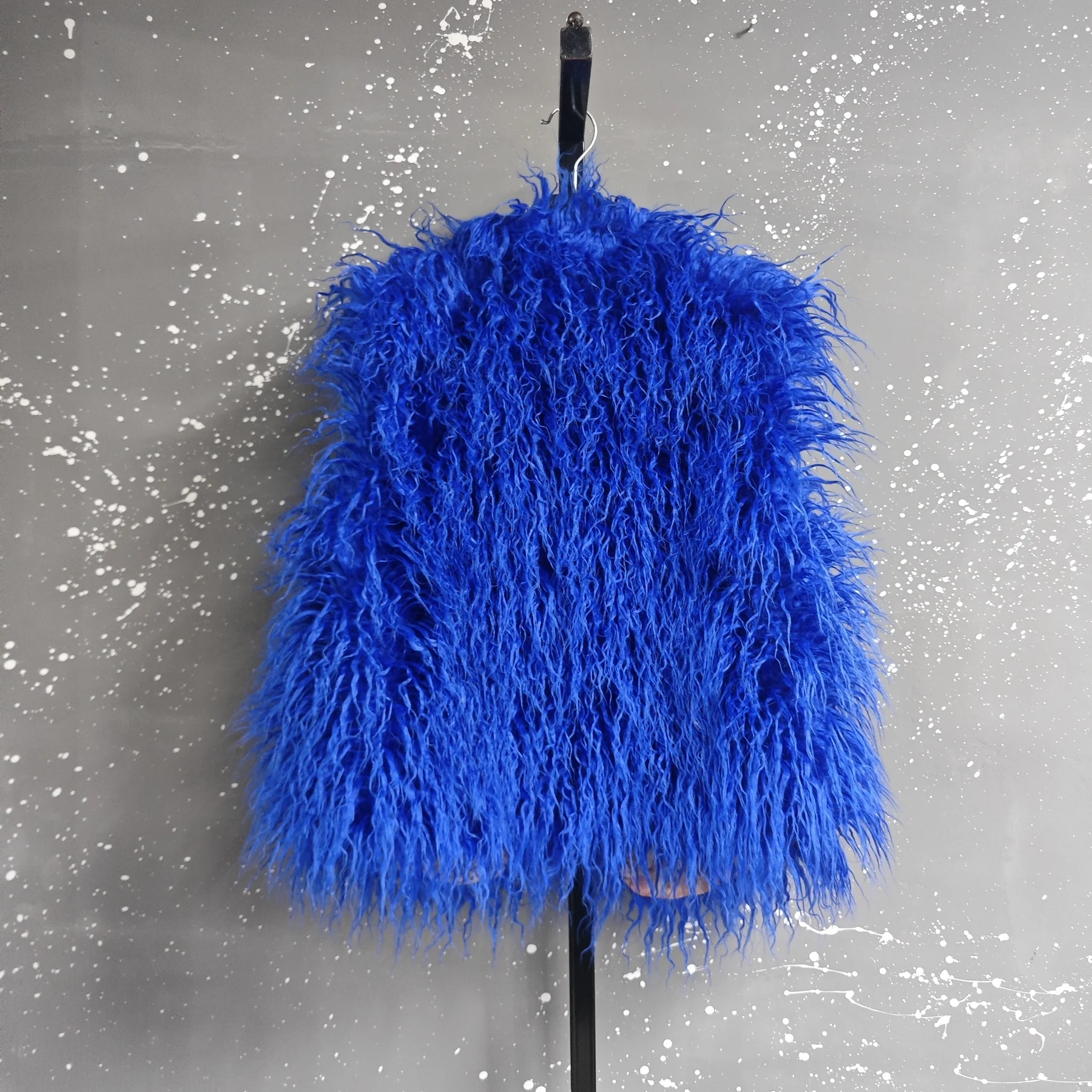 LANMREM 2026 Autumn Winter Eco-Friendly Fur Women's Vest Artificial Fur Lamb Wool Warm Sleeveless Coat Fashion Clothing 2DB4926