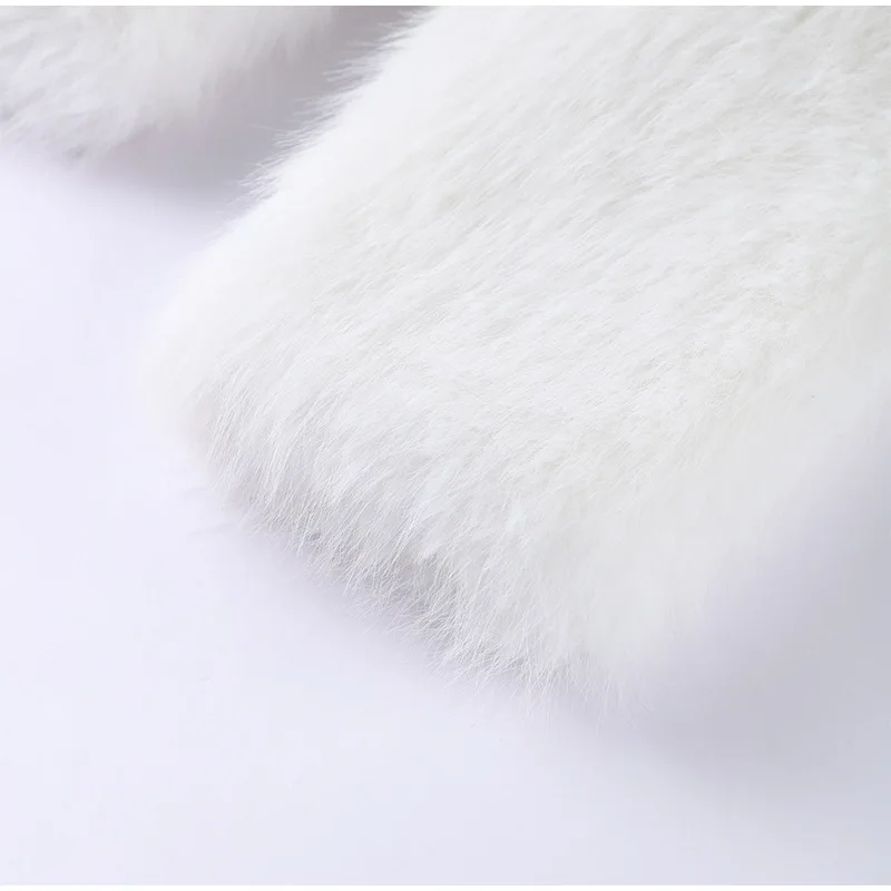 Thick Warm Faux Fur Coat for Women With Belt Turn Down Collar Fur Parkas 2025 New Winter Short Loose Fluffy Outerwear