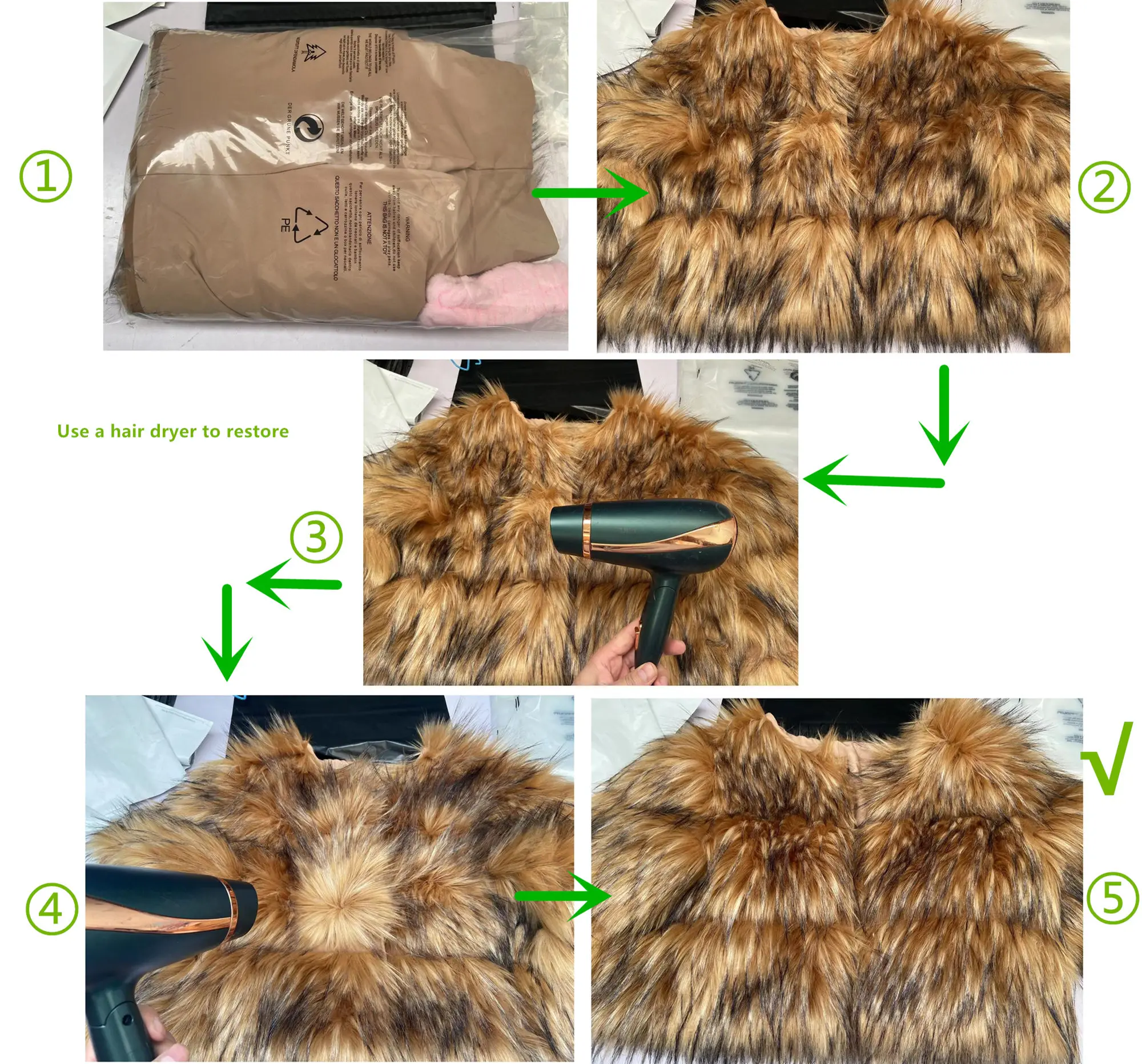 HOOOFUR Faux Fur Coat Women's Jacket Winter Fashion Warm Thick Fox Raccoon Leather Brown Plus Size Especially Fake Fur Cold