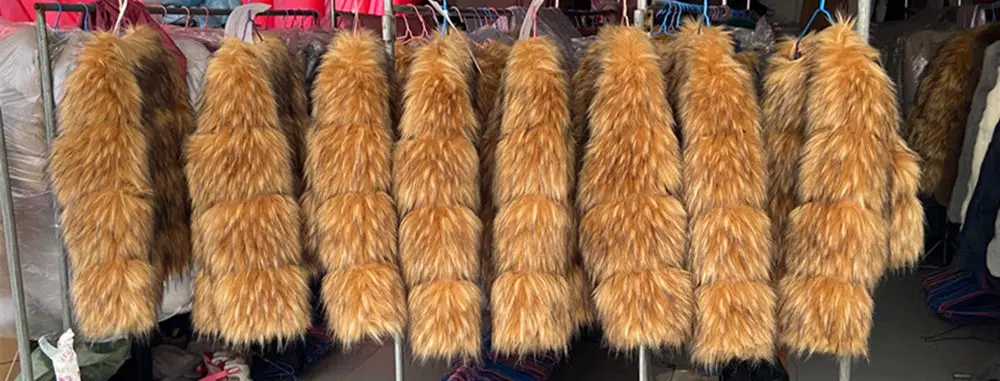 HOOOFUR Faux Fur Coat Women's Jacket Winter Fashion Warm Thick Fox Raccoon Leather Brown Plus Size Especially Fake Fur Cold
