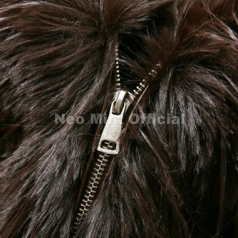 Neo Mint Ins Brand Fashion 2025 Winter Chocolate Brown Oversized Faux Fur Coat Women Fluffy Tassles Jacket Thick Chunky Overcoat