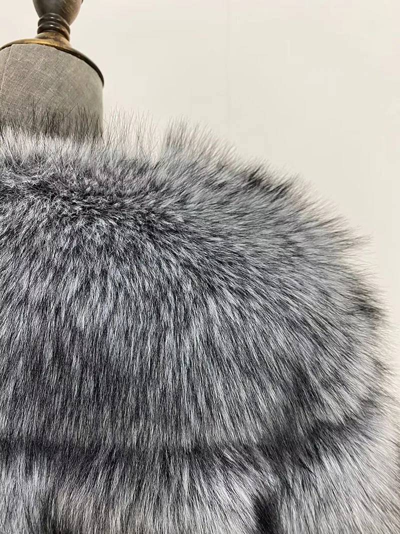 ZADORIN Long Sleeve Faux Fox Fur Coat Women Winter Fashion Thick Warm Fur Coats Outerwear Fake Fur Jacket Woman Clothing