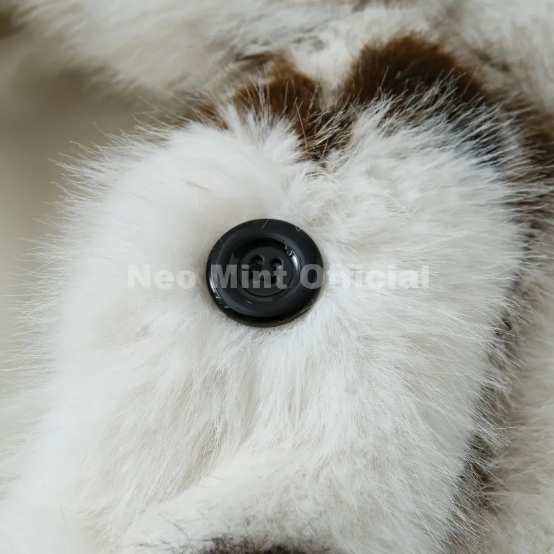 Neo Mint New 2025 Luxury Hot Brand Fashion Cow Print Long Faux Fur Coat Jacket Women Winter Thick Warm Outerwear Fluffy Overcoat