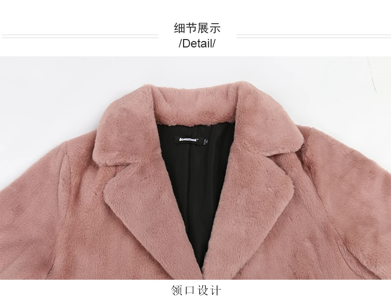 Nerazzurri Winter Clothes Women 2022 Long Thick Warm Soft Colored Fluffy Big Size Faux Rex Rabbit Fur Coat Women Lapel 4xl 5xl