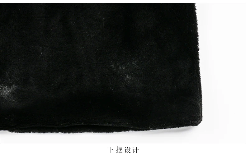 Nerazzurri Winter Clothes Women 2022 Long Thick Warm Soft Colored Fluffy Big Size Faux Rex Rabbit Fur Coat Women Lapel 4xl 5xl