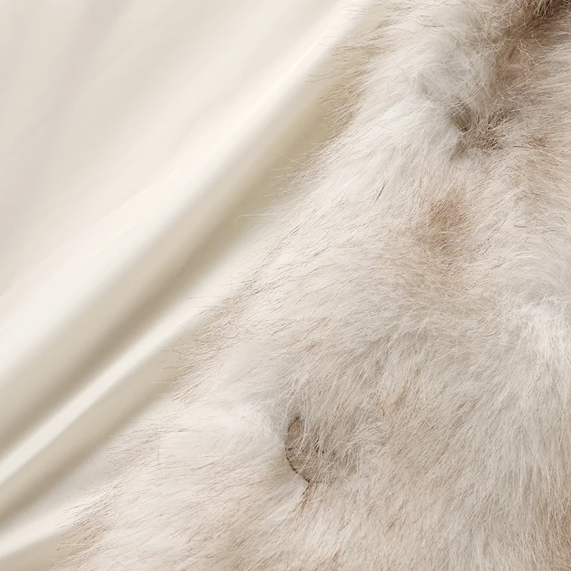 Neo Mint 2024 Winter Faux Fur Coat Women Brand Fashion Fluffy Fox Fur Outerwear Overcoat Girl Street Style Furry Warm Jacket