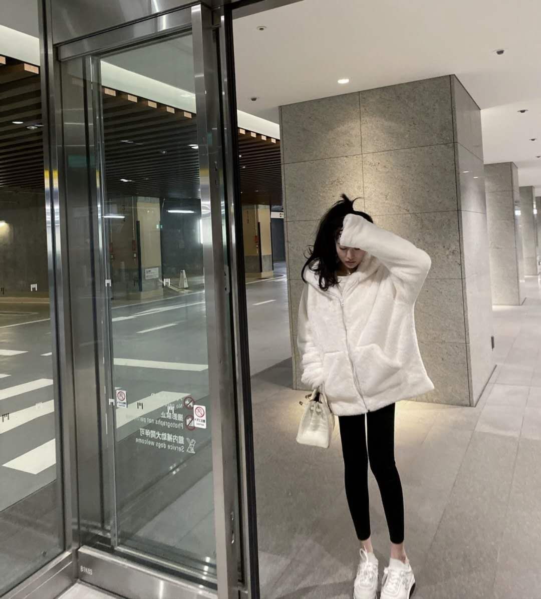 Korean Thickened Mink Velvet Coat Women Winter Clothes New Jacket Version Loose Imitation Rabbit Fur Plush Hooded Fur Coat