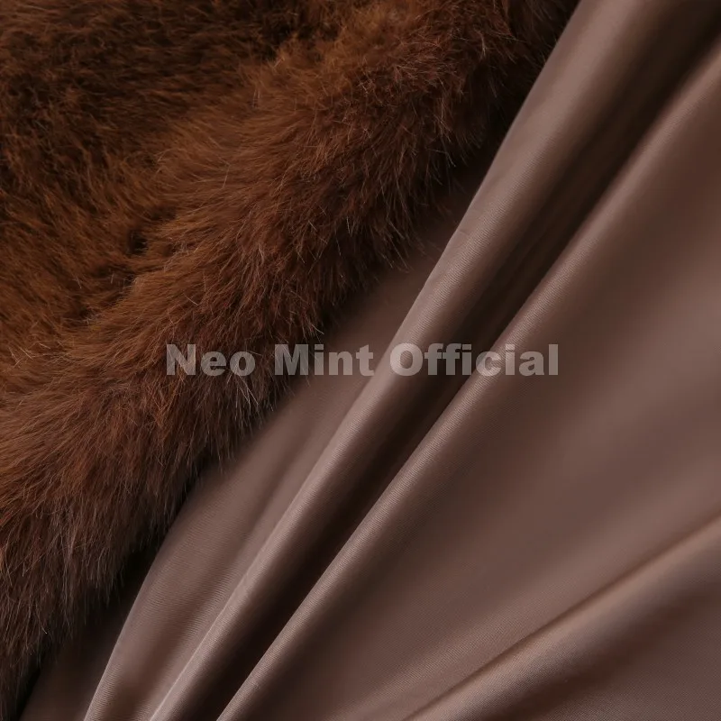 Neo Mint 2025 Winter Hot Brown Belted Faux Fur Coat Women Thick Warm Long Fox Fur Jacket Chic Brand Fashion Girls Furry Overcoat
