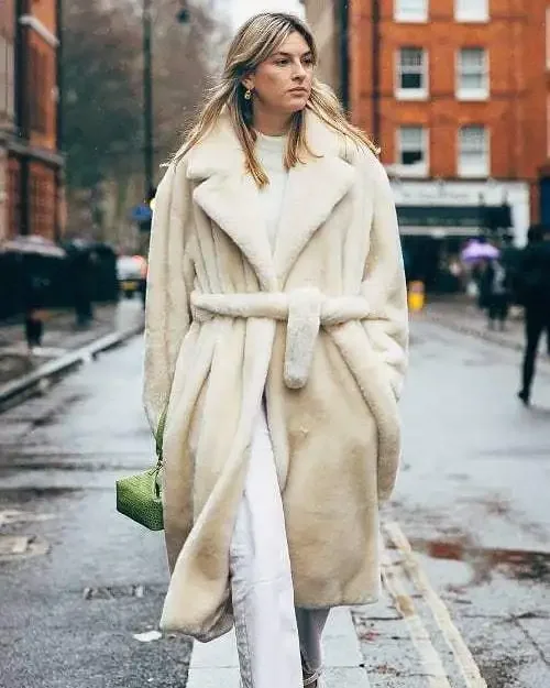 2026 Faux Fur Maxi Jacket Women Thick Belt Autumn Winter Coat Long Warm Luxury Belt Fur Black Parkas Bontjas Furry Outerwear