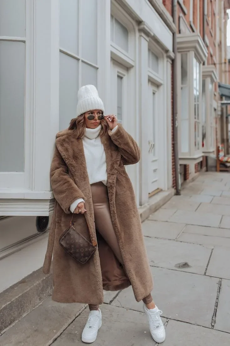 2026 Faux Fur Maxi Jacket Women Thick Belt Autumn Winter Coat Long Warm Luxury Belt Fur Black Parkas Bontjas Furry Outerwear