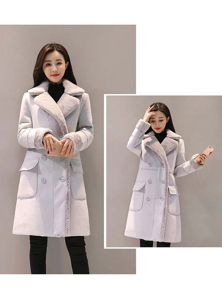 Winter Fashion New High Quality Rabbit Fur Coat Velvet Fur Coat Long Fur Coat Female Loose Thick Warm Mink Fur Teddy Coat