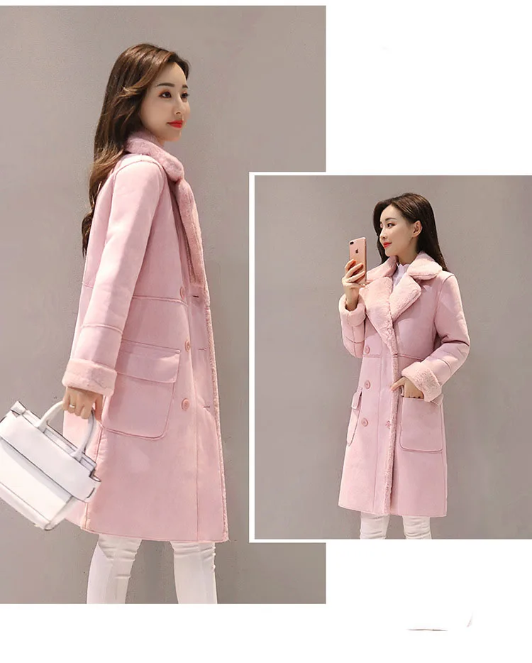 Winter Fashion New High Quality Rabbit Fur Coat Velvet Fur Coat Long Fur Coat Female Loose Thick Warm Mink Fur Teddy Coat