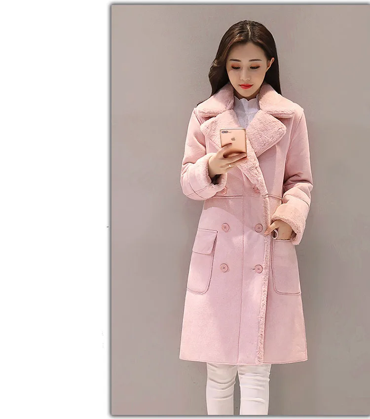 Winter Fashion New High Quality Rabbit Fur Coat Velvet Fur Coat Long Fur Coat Female Loose Thick Warm Mink Fur Teddy Coat