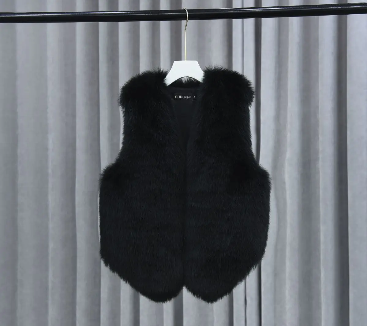 Women Fur Waistcoat Autumn Winter New Imitation Rabbit Hair With Sleeveless Shoulders Outside Horse Folder Inner Wear Vest Women